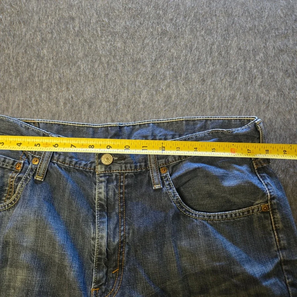 Levi's 527 Bootcut Jeans Mens 36x30 Blue Denim Low Rise Slim Fit Workwear